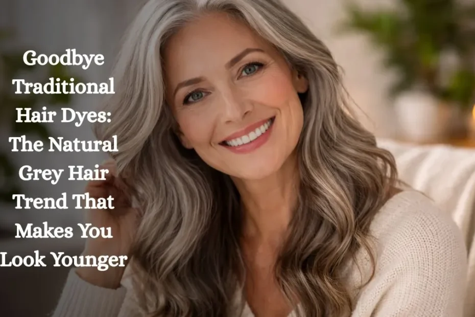 Goodbye Traditional Hair Dyes: The Natural Grey Hair Trend That Makes You Look Younger