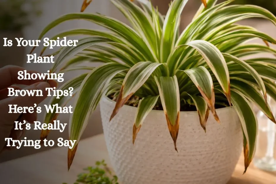 Is Your Spider Plant Showing Brown Tips? Here’s What It’s Really Trying to Say