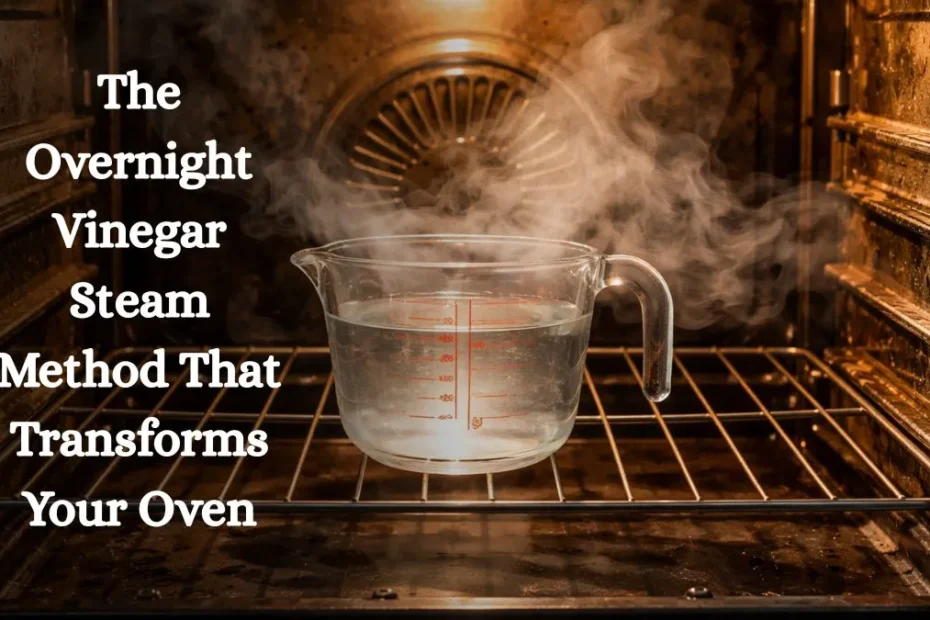 The Overnight Vinegar Steam Method That Transforms Your Oven