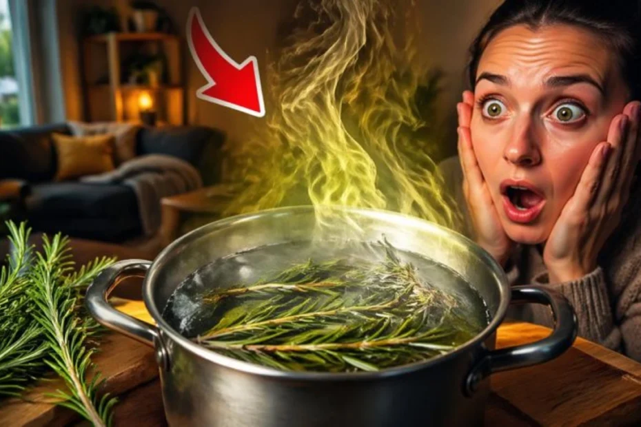 Boiling Rosemary at Home This Simple Trick Can Transform Your Space Instantly