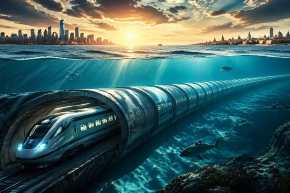 Underwater Rail Line Project Could Connect Continents Faster Than Flights