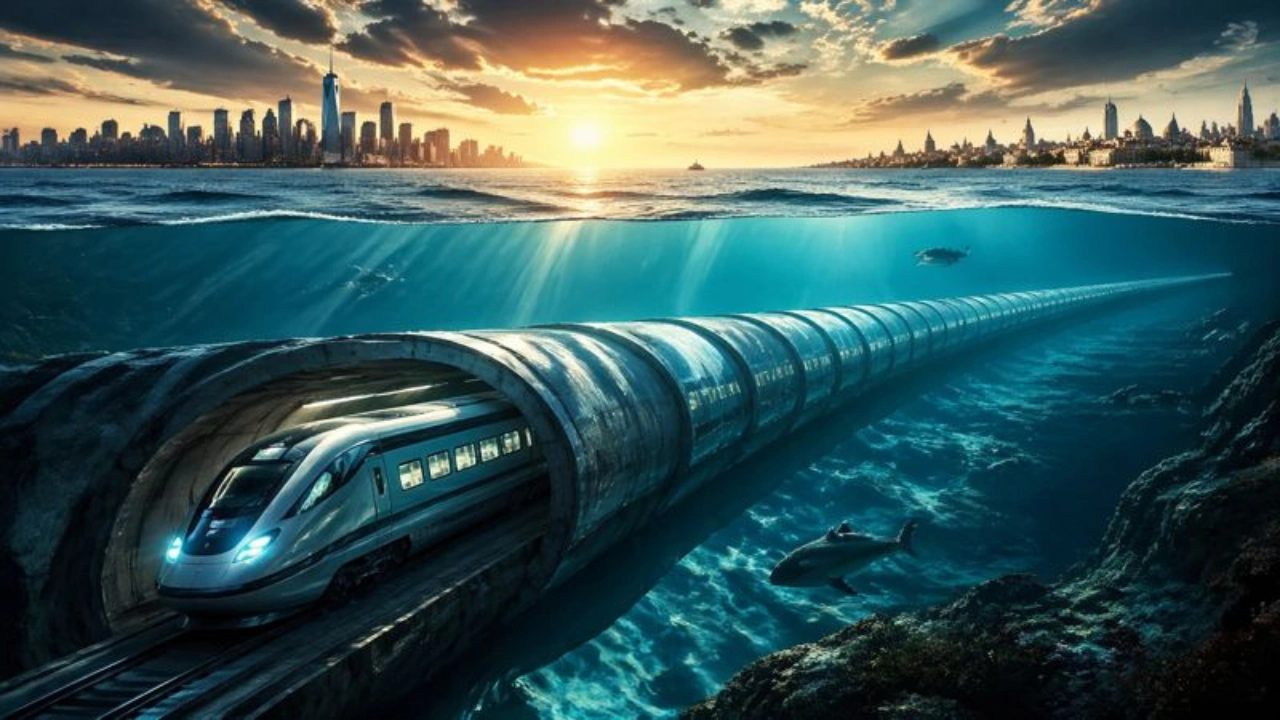 Underwater Rail Line Project Could Connect Continents Faster Than Flights