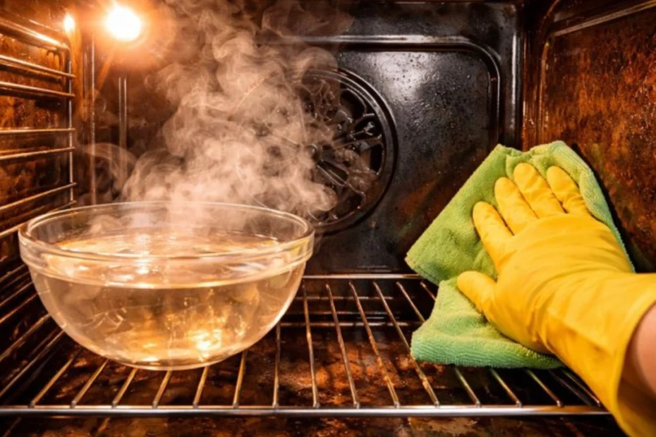 Vinegar Trick That Cleans Your Entire Oven Without Scrubbing — Try It Tonight
